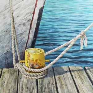 Pontoon Mooring Painting Original
