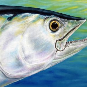 Original Painting of a dogtooth tuna