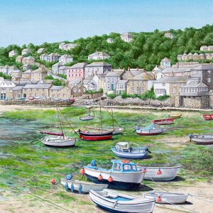 Mousehole Harbour Painting Original