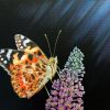 Original painting of a Painted Lady Butterfly
