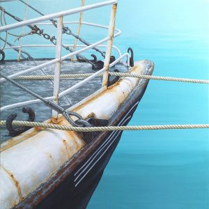Original painting of a Cornish fishing trawler
