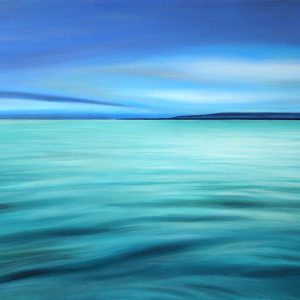Original oil painting of a Tranquil Sea