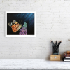 Limited edition print of a painted lady butterfly