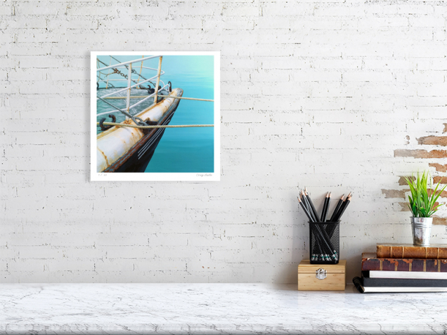 Limited edition print of a Cornish trawler