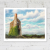 Signed print of a tin mine